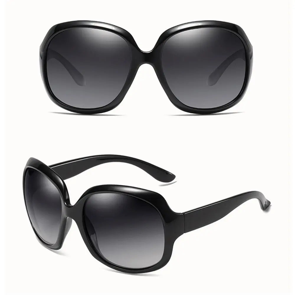 Lunettes de soleil polarisées Shades pour femmes, carrées, UV 400, style vintage, monture elliptique, lunettes de soleil oversize pour femmes et hommes