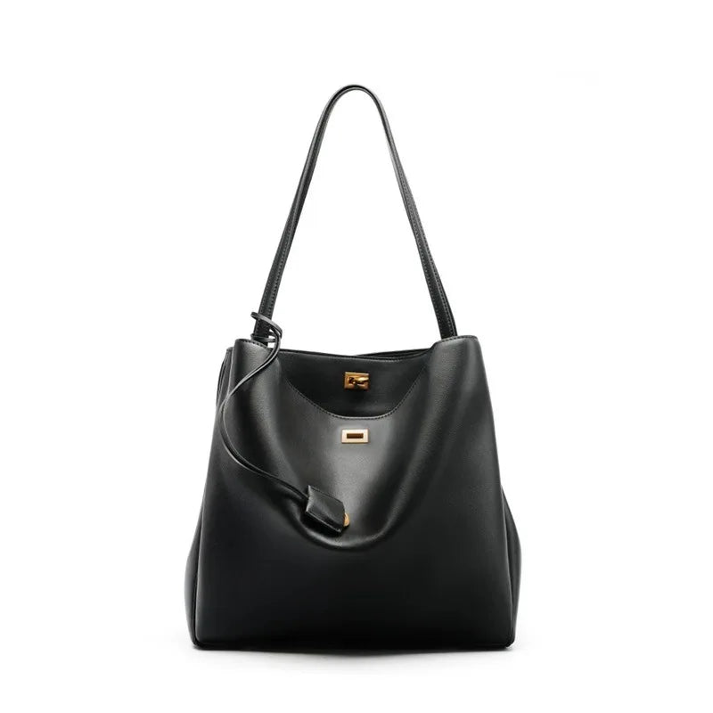 Sac à bandoulière pour femme de luxe en cuir véritable, grand sac à capacité élevée avec ailes, sac à main, sac décontracté pour fête et voyage, sacs à main Y2K, sac fourre-tout rétro