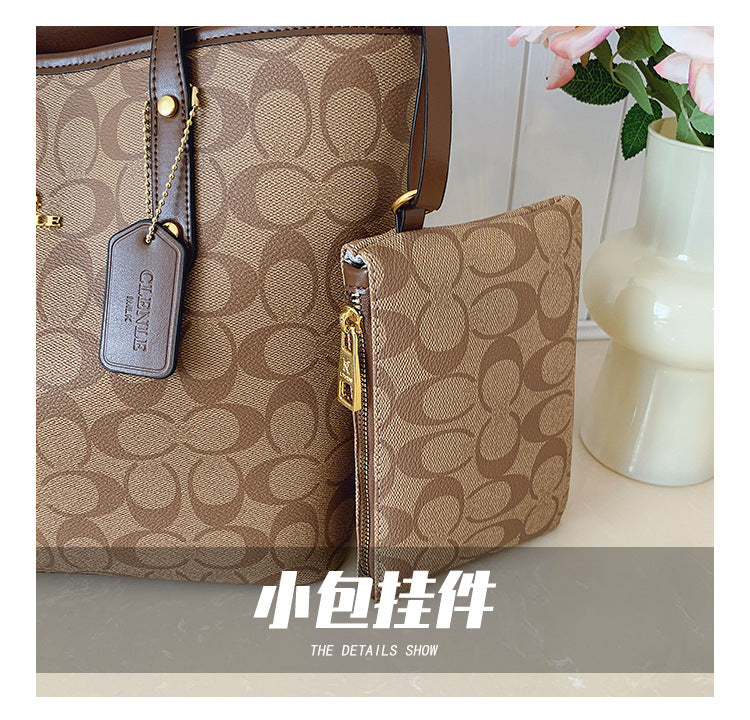 Sac à main de luxe pour femme de créateur à une épaule, imprimé vintage mode parisienne, grand sac fourre-tout portable à grande capacité, pochette, sac à main.
