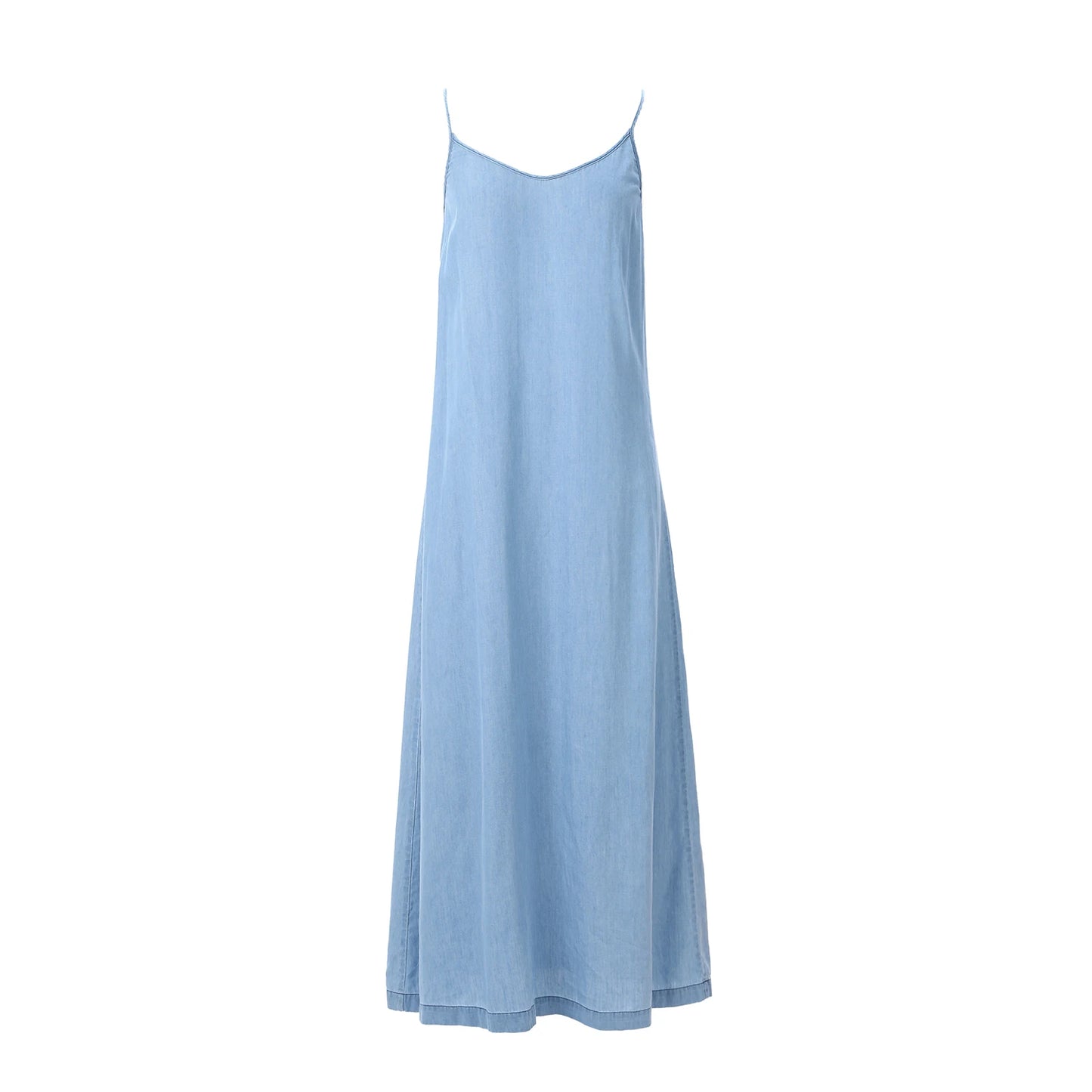 AP SS25 robe chemise et blouse cache-cœur en denim léger pour femmes