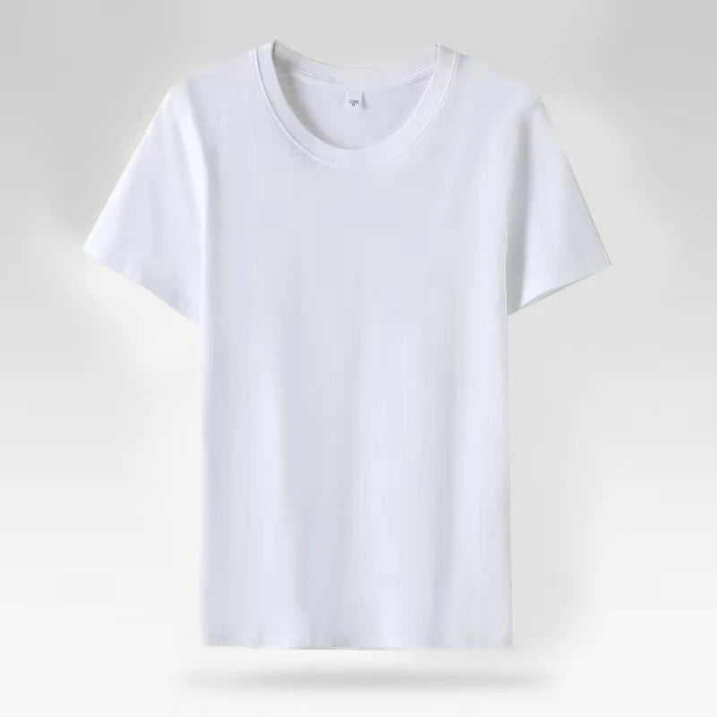 T-shirt femme 100 % coton été basique t-shirt à manches courtes hauts amples t-shirt 2024 décontracté pour femme blanc t-shirts basiques pour fille et femme