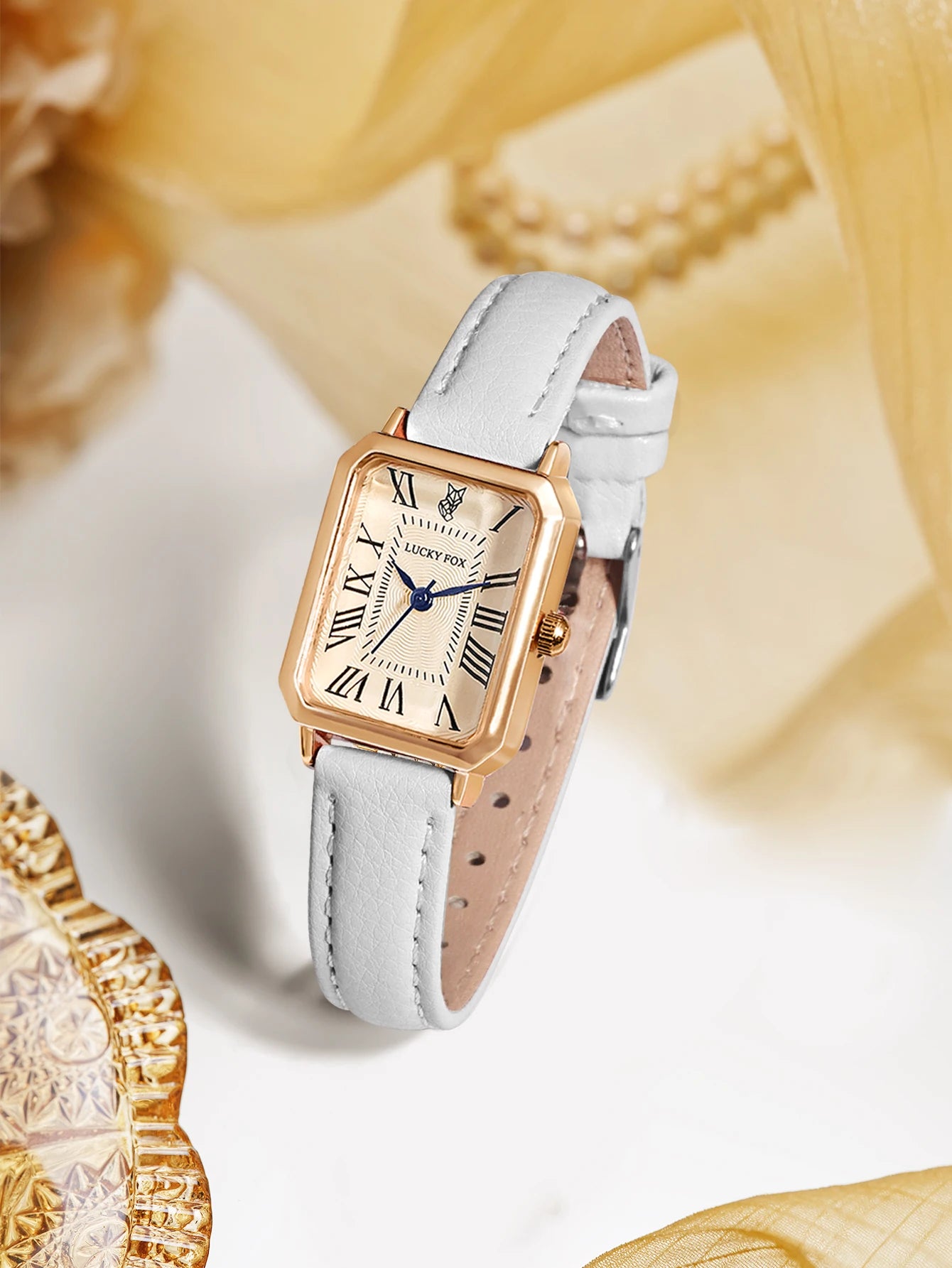 Montre-bracelet décontractée rétro à affichage numérique, cadran carré, bracelet en cuir, montre à quartz tendance pour femme, idée cadeau