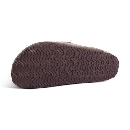 Litfun Nouveaux sabots pour femmes, mules en suède de liège tendance pour femmes, chaussons classiques en liège antidérapants pour l’extérieur avec soutien de la voûte plantaire