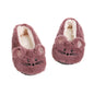 Pantoufles d’intérieur floues pour femmes, hiver, fourrure chaude en peluche, antidérapantes avec adhérence, chaussures d’intérieur moelleuses et confortables pour femmes paresseuses, oreilles de souris, chaussures de