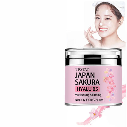 Crème essence Sakura du Japon, crème illuminatrice Sakura avec acide hyaluronique,