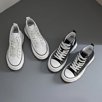 Chaussures en toile pour femmes 2024, baskets décontractées à plateforme avec étoiles, chaussures de sport et de course en toile, chaussures de tennis, baskets de marche d’extérieur.