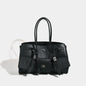 Sac fourre-tout Designer Wings en cuir véritable, sac à bandoulière pour femme de grande capacité pour les trajets quotidiens, sac à main polyvalent de style locomotive luxueux