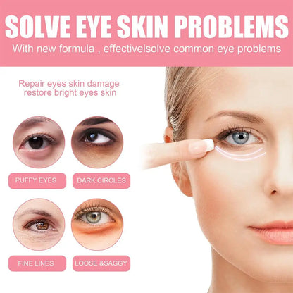 2 pièces pour femmes Baume contour des yeux extra rénovateur à l’églantier hydratant en stick, stick baume liftant et hydratant, estompe les ridules et réduit les poches sous les yeux
