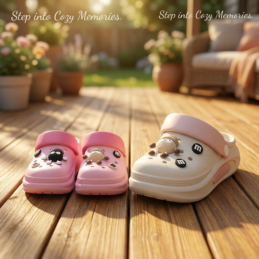 Sabots d’été pour femmes avec jolis charms 3D, sandales de jardin, chaussons de plage légers en EVA souple, chaussures d’extérieur antidérapantes à semelle épaisse et tendance
