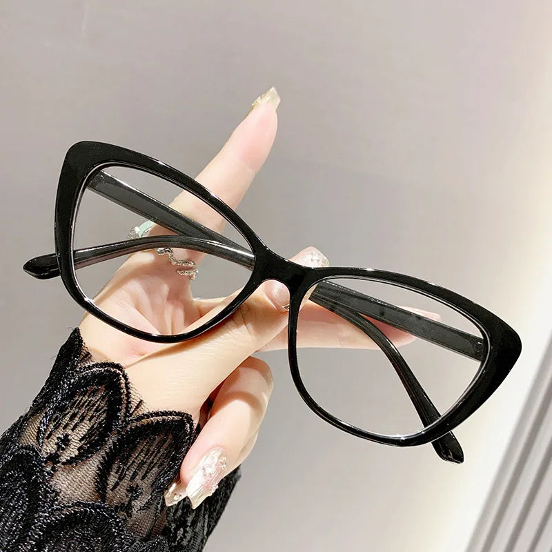 Lunettes de lecture tendance pour femmes et hommes, design luxueux, lunettes de presbytie œil de chat, protection anti-lumière bleue pour femme