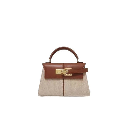 Sac trapézoïdal JW PEI, nouveau style, en cuir véritable, sac pour femme, haut de gamme, polyvalent, sac bandoulière, tendance, style niche