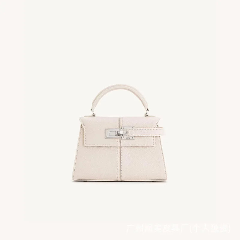 Sac trapézoïdal JW PEI, nouveau style, en cuir véritable, sac pour femme, haut de gamme, polyvalent, sac bandoulière, tendance, style niche