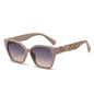 Nouvelle marque de mode de luxe lunettes de soleil pour femmes et hommes, élégantes lunettes œil-de-chat glamour pour femmes, lunettes de soleil tendance pour femmes, lunettes glamour.