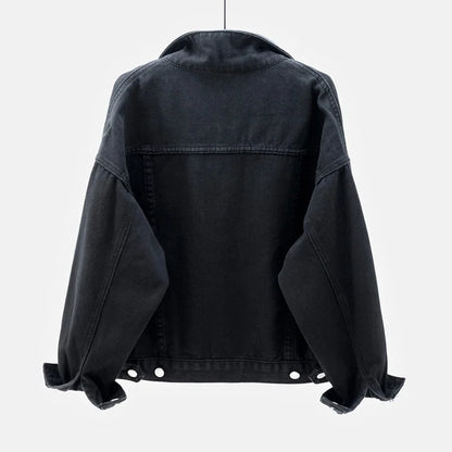 Veste en jean classique pour femmes Jeans 2023 vestes en jean boyfriend pour femmes manteau oversize ample veste femme violet blanc jaune femme