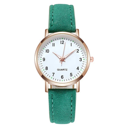 Montres-bracelets pour femmes Montre Femme Montres pour femmes Bracelet en cuir lumineux Montre simple Montre élégante à la mode Montre à quartz Reloj Mujer