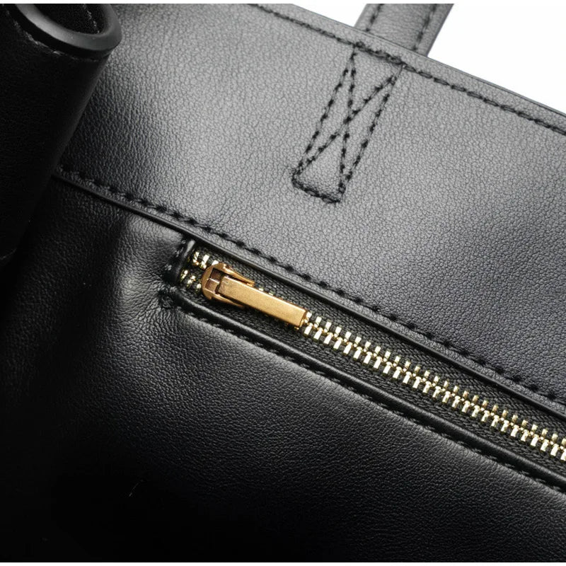 Sac à bandoulière pour femme de luxe en cuir véritable, grand sac à capacité élevée avec ailes, sac à main, sac décontracté pour fête et voyage, sacs à main Y2K, sac fourre-tout rétro