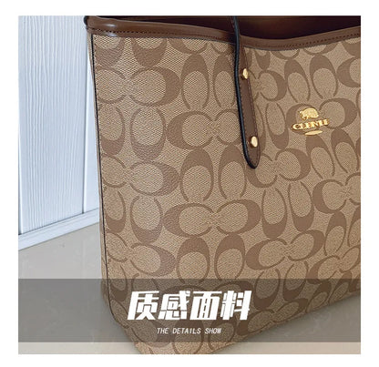 Sac à main de luxe pour femme de créateur à une épaule, imprimé vintage mode parisienne, grand sac fourre-tout portable à grande capacité, pochette, sac à main.