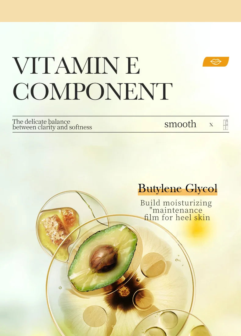 BIOAOUA Baume à lèvres au miel et à la vitamine E hydratant, anti-gerçures, nourrissant, rouge à lèvres, produits de soin pour les lèvres et la peau