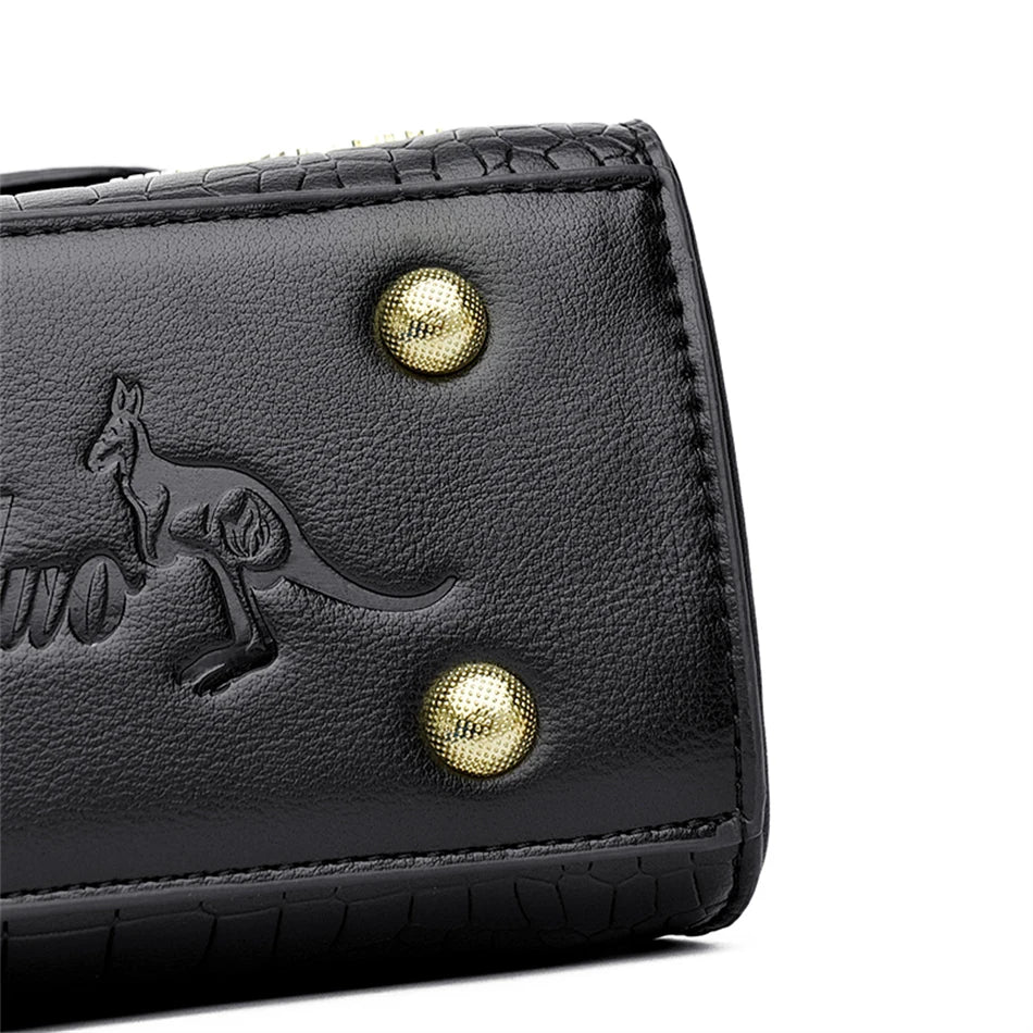 Sacs bandoulière en cuir crocodile 2024 pour femmes, sacs messager d’épaule pour femme, sacs à main et porte-monnaie de luxe de créateur pour dames.