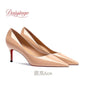 Chaussures pour femme tendance 2026 de luxe à semelles rouges, talons hauts, escarpins à bout pointu et talons aiguilles de 12 cm, confortables pour soirées, robes de cérémonie et mariages.