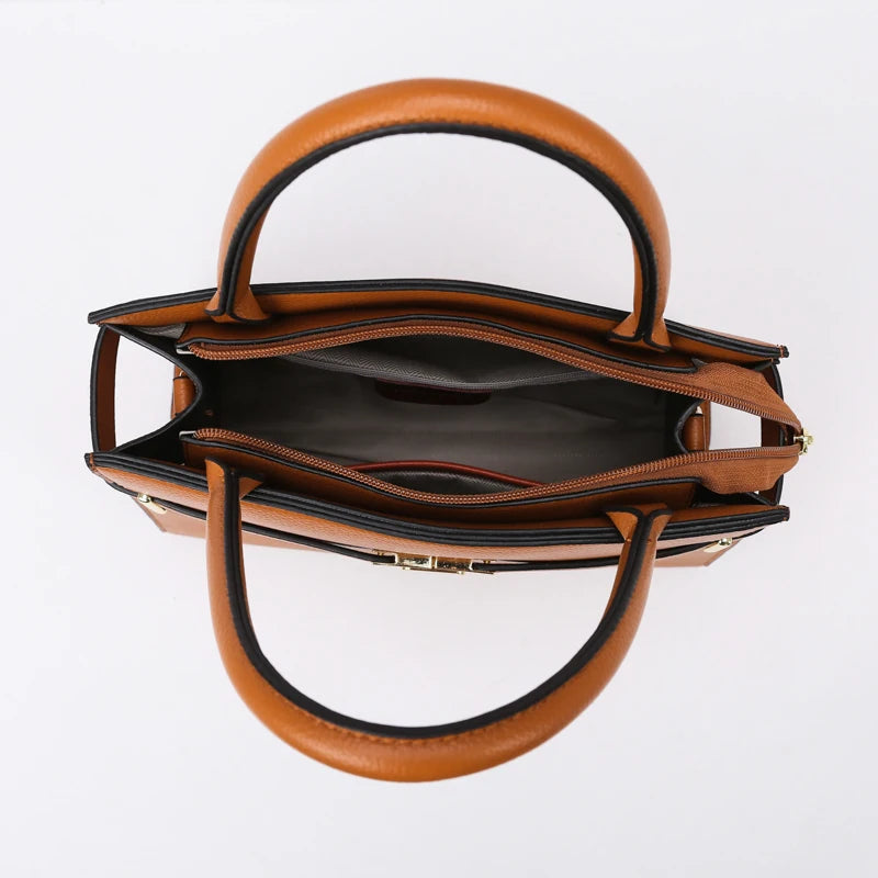 3 ensembles ou 1 grand sac à main pour femme, sacs grande capacité de luxe, sacs à bandoulière et portés croisés, petit porte-monnaie, sac en cuir de qualité, tendance 🔥