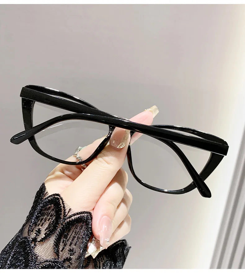 Lunettes de lecture tendance pour femmes et hommes, design luxueux, lunettes de presbytie œil de chat, protection anti-lumière bleue pour femme