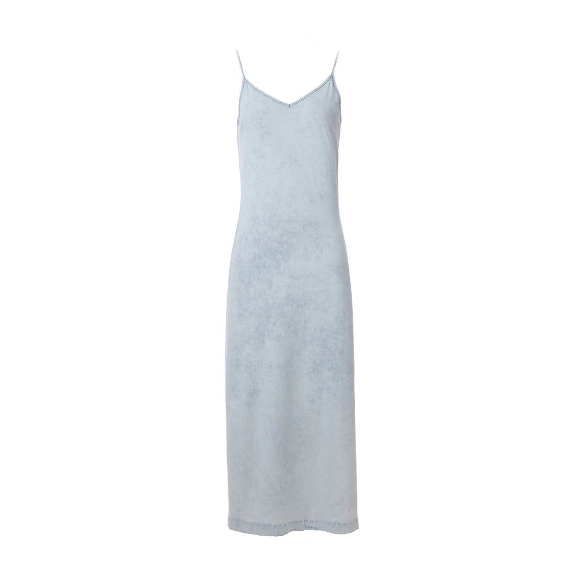 AP SS25 robe chemise et blouse cache-cœur en denim léger pour femmes