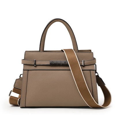 Sac pour femme en cuir véritable en cuir de vachette pleine fleur original, sac cabas simple à porter à la main ou à l’épaule, style professionnel