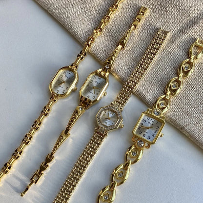 Montres pour femmes de marque haut de gamme, montres-bracelets de luxe, montre mode pour femme en or, montre bracelet élégante pour femme, horloge élégante pour femme, montre femme