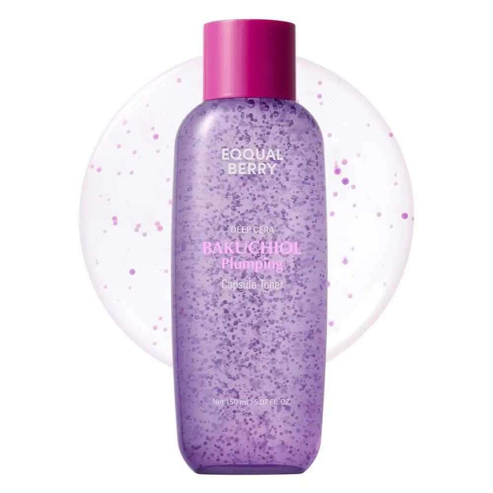 Sérum coréen de soin de la peau EQQUALBERRY BAKUCHIOL au bakuchiol repulpant et sérum à la vitamine C pour nourrir et hydrater la peau du visage.