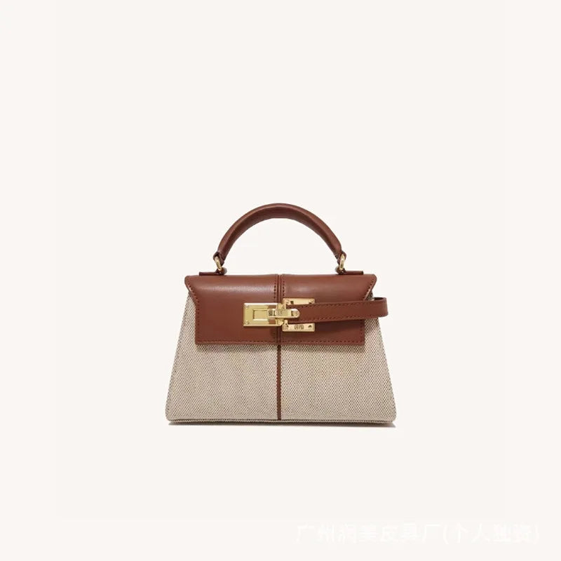 Sac trapézoïdal JW PEI, nouveau style, en cuir véritable, sac pour femme, haut de gamme, polyvalent, sac bandoulière, tendance, style niche