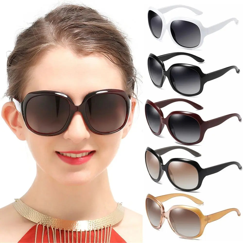 Lunettes de soleil polarisées Shades pour femmes, carrées, UV 400, style vintage, monture elliptique, lunettes de soleil oversize pour femmes et hommes