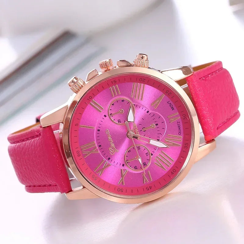 Montres pour femmes de marque, style sport et mode, montre pour dames, montre en cuir, montres-bracelets à quartz pour hommes, filles et femmes, montre femme