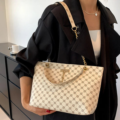 Nouveau sac à main pour la presbytie, texture en cuir souple, grand cabas grande capacité pour femme avec accessoires suspendus, sac à bandoulière