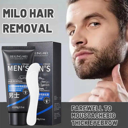 Crème dépilatoire pour hommes et femmes, indolore, lisse et rafraîchissante, redessine la confiance en soi, profitez d’une peau soyeuse, 60 ml/100 g