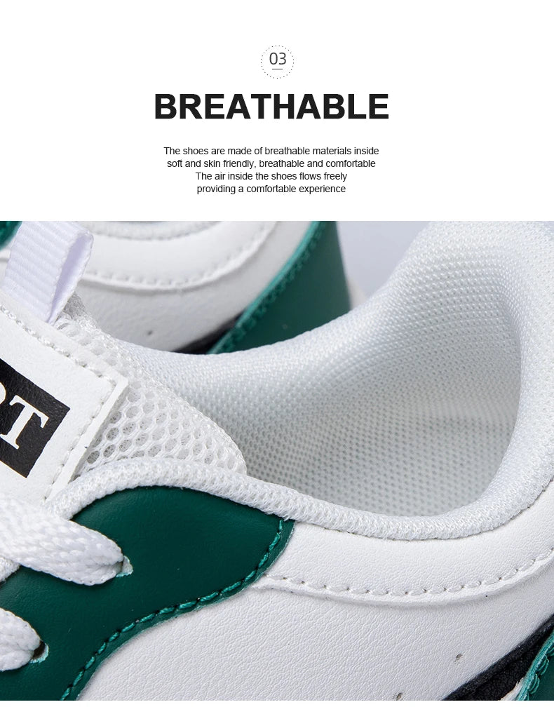 Chaussures décontractées pour femmes, respirantes, plates, pour la marche, baskets blanches, chaussures féminines de sport, de course, de marche en extérieur pour hommes