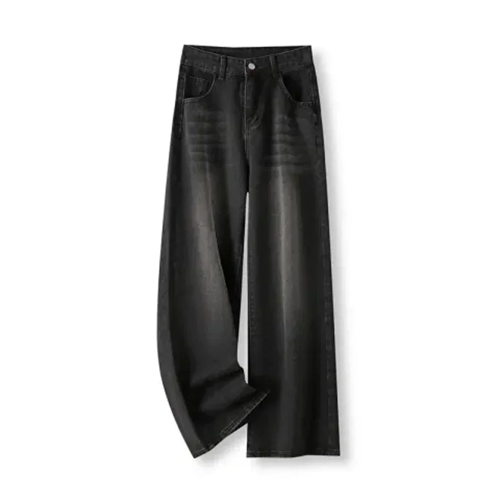 Jean taille haute amincissant pour femmes, coupe ample, jambe droite, pattes d’éléphant, pantalon en denim grande taille pour morphologie en poire