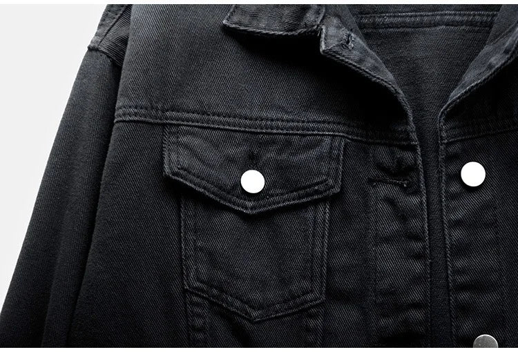 Veste en jean classique pour femmes Jeans 2023 vestes en jean boyfriend pour femmes manteau oversize ample veste femme violet blanc jaune femme