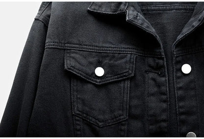 Veste en jean classique pour femmes Jeans 2023 vestes en jean boyfriend pour femmes manteau oversize ample veste femme violet blanc jaune femme