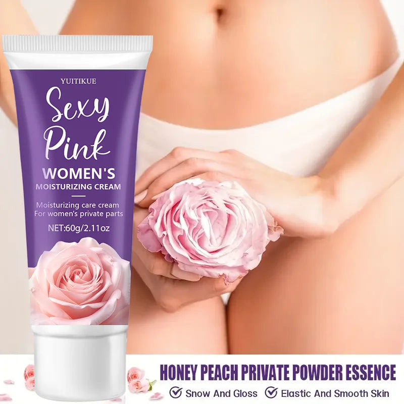Crème intime féminine 60 g - Hydratante et désodorisante, application lisse, bonheur et santé des femmes, beauté haut de gamme, sel