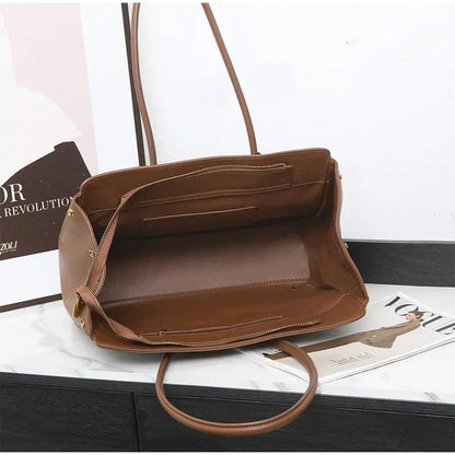 Sac fourre-tout Designer Wings en cuir véritable, sac à bandoulière pour femme de grande capacité pour les trajets quotidiens, sac à main polyvalent de style locomotive luxueux