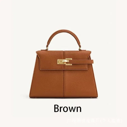 Sac trapézoïdal JW PEI, nouveau style, en cuir véritable, sac pour femme, haut de gamme, polyvalent, sac bandoulière, tendance, style niche