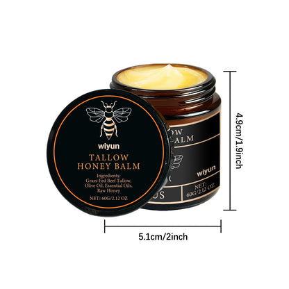 Lotion corporelle apaisante à la crème de miel et suif de bœuf, éclaircissante, atténuant les taches brunes, réduisant la mélanine, raffermissante, non grasse, hydratation durable.
