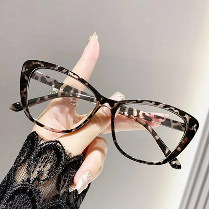 Lunettes de lecture tendance pour femmes et hommes, design luxueux, lunettes de presbytie œil de chat, protection anti-lumière bleue pour femme