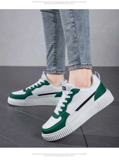Chaussures décontractées pour femmes, respirantes, plates, pour la marche, baskets blanches, chaussures féminines de sport, de course, de marche en extérieur pour hommes