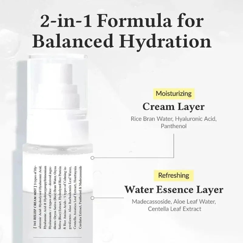 Crème Originale Dr.Althea 147 Barrier 345 Relief, crème antioxydante éclaircissante, hydratante, réparation intensive, brume essence coréenne