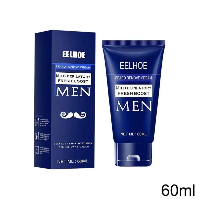 Crème dépilatoire pour hommes et femmes, indolore, lisse et rafraîchissante, redessine la confiance en soi, profitez d’une peau soyeuse, 60 ml/100 g