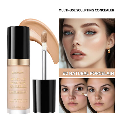 Fond de teint correcteur couvrance longue durée au fini mat, crème multi-usage sans huile pour illuminer et retoucher, produits de maquillage pour le visage pour femmes