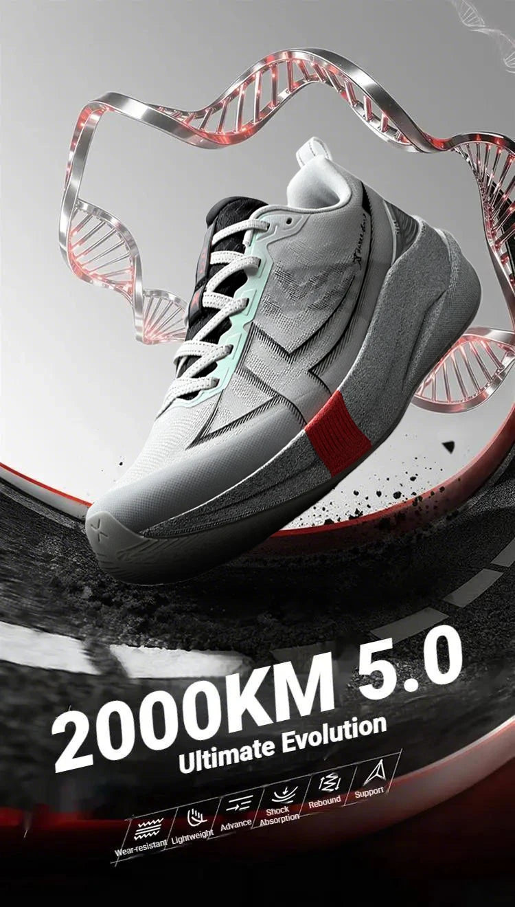 Chaussures de jogging et de course Xtep 2000km 5.0 pour femmes, amorti, design tendance, couleur durable et résistante, semelle élastique, baskets 874118110024