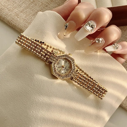 Montres pour femmes de marque haut de gamme, montres-bracelets de luxe, montre mode pour femme en or, montre bracelet élégante pour femme, horloge élégante pour femme, montre femme